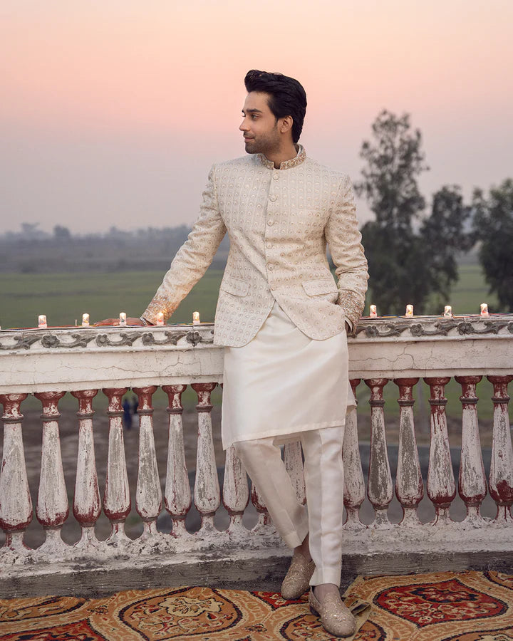 Faiza Saqlain Rakin Prince Coat Suit