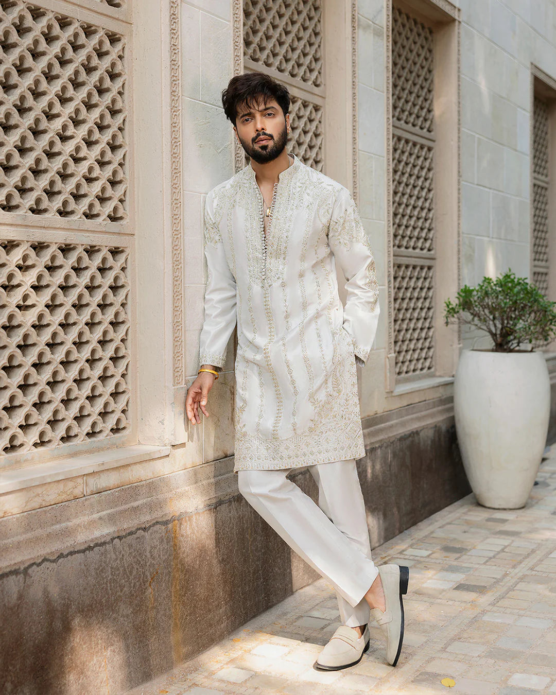 Faiza Saqlain Bishr Kurta Pyjama