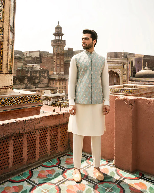 Faiza Saqlain Brek Waiscoat Suit