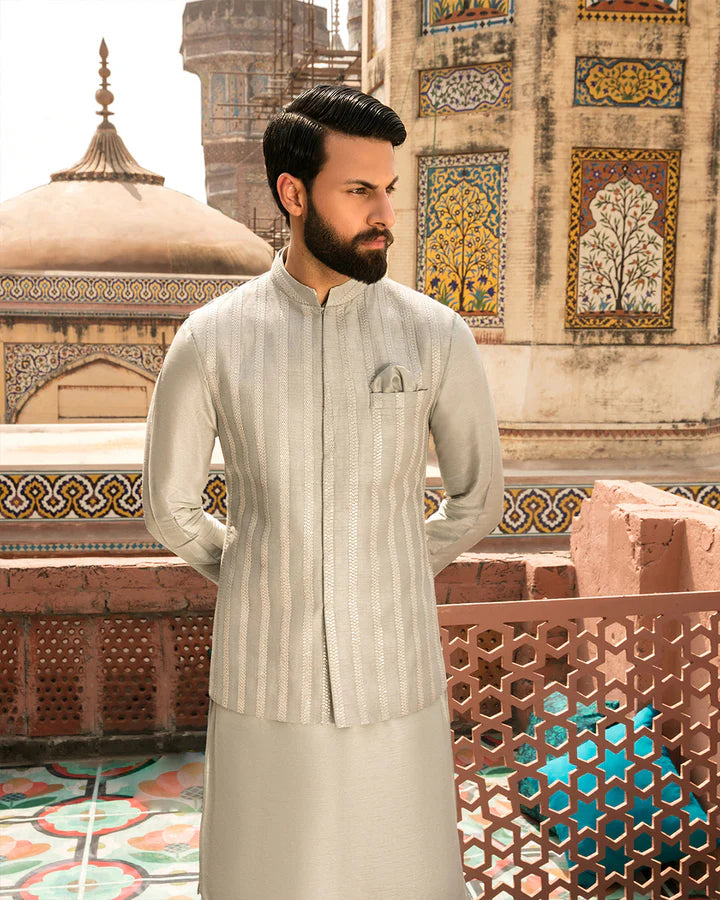 Faiza Saqlain Akara Waiscoat Suit