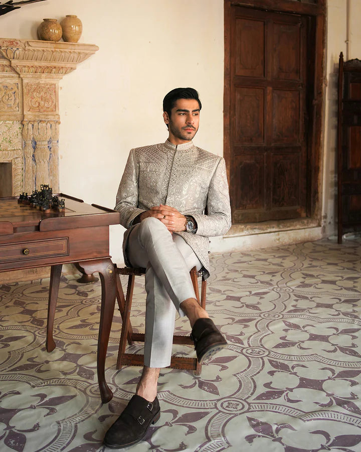 Faiza Saqlain Kaveh Prince Coat Suit