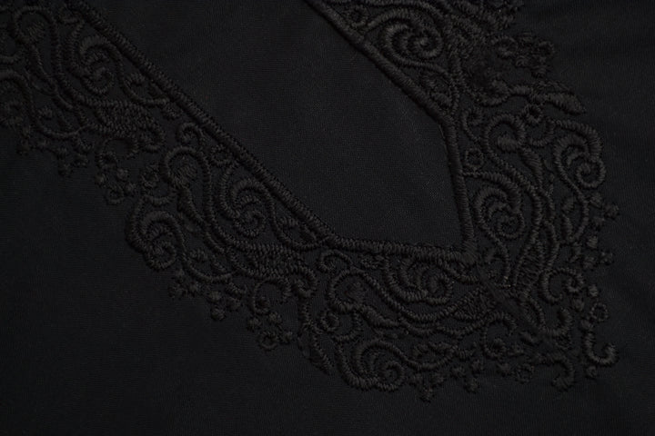 Shaad Fabrics Black Egyptian Cotton Embroidered Collection (ED#16)