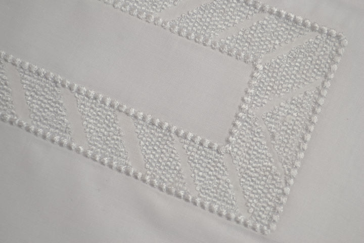 Shaad Fabrics White Egyptian Cotton Embroidered Collection (ED#11)