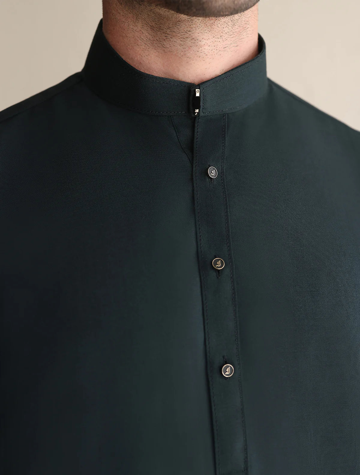 Ismail Farid Green Kurta Pyjama (DKRT127)