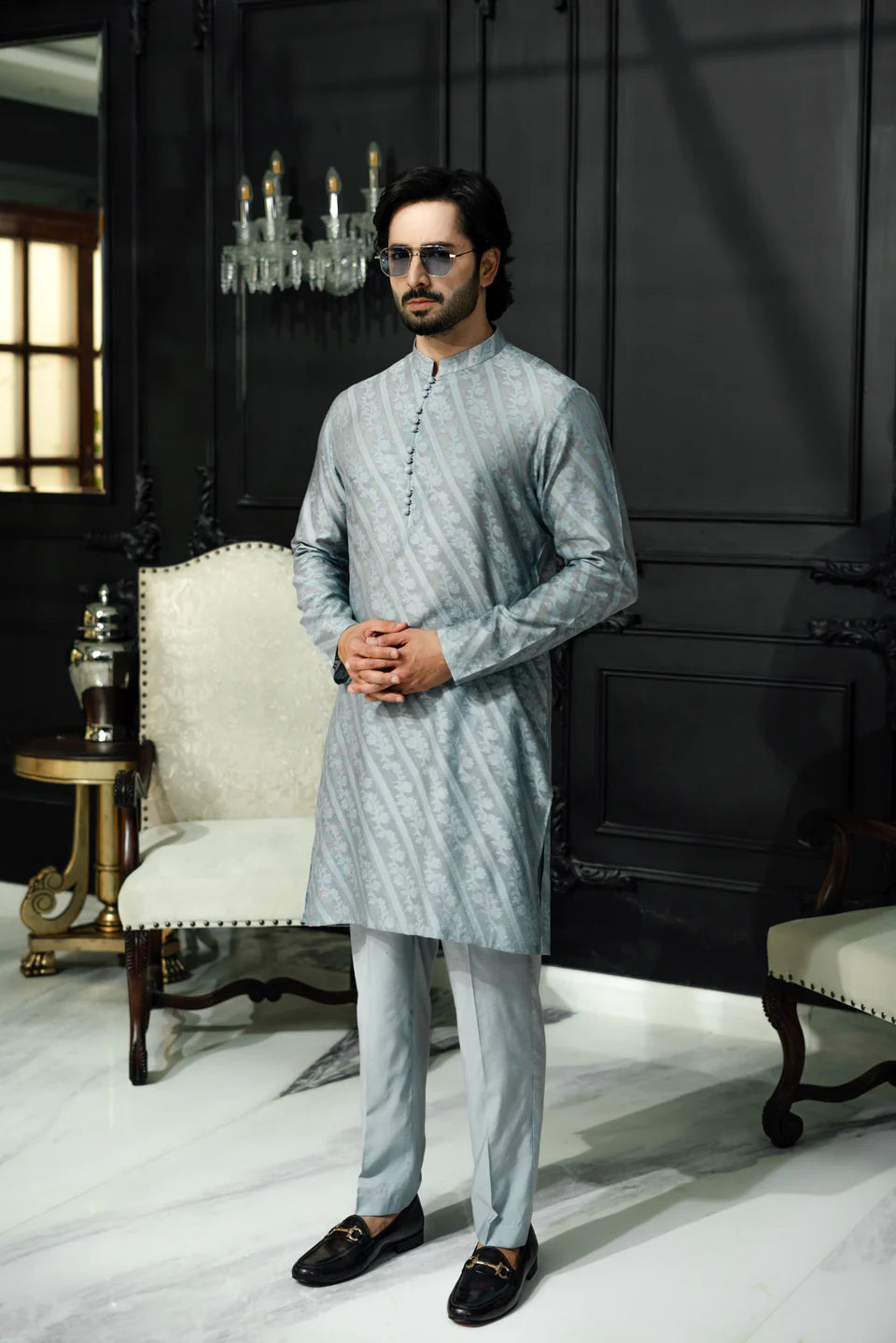 Humayun Alamgir Qamash Kurta Pyjama