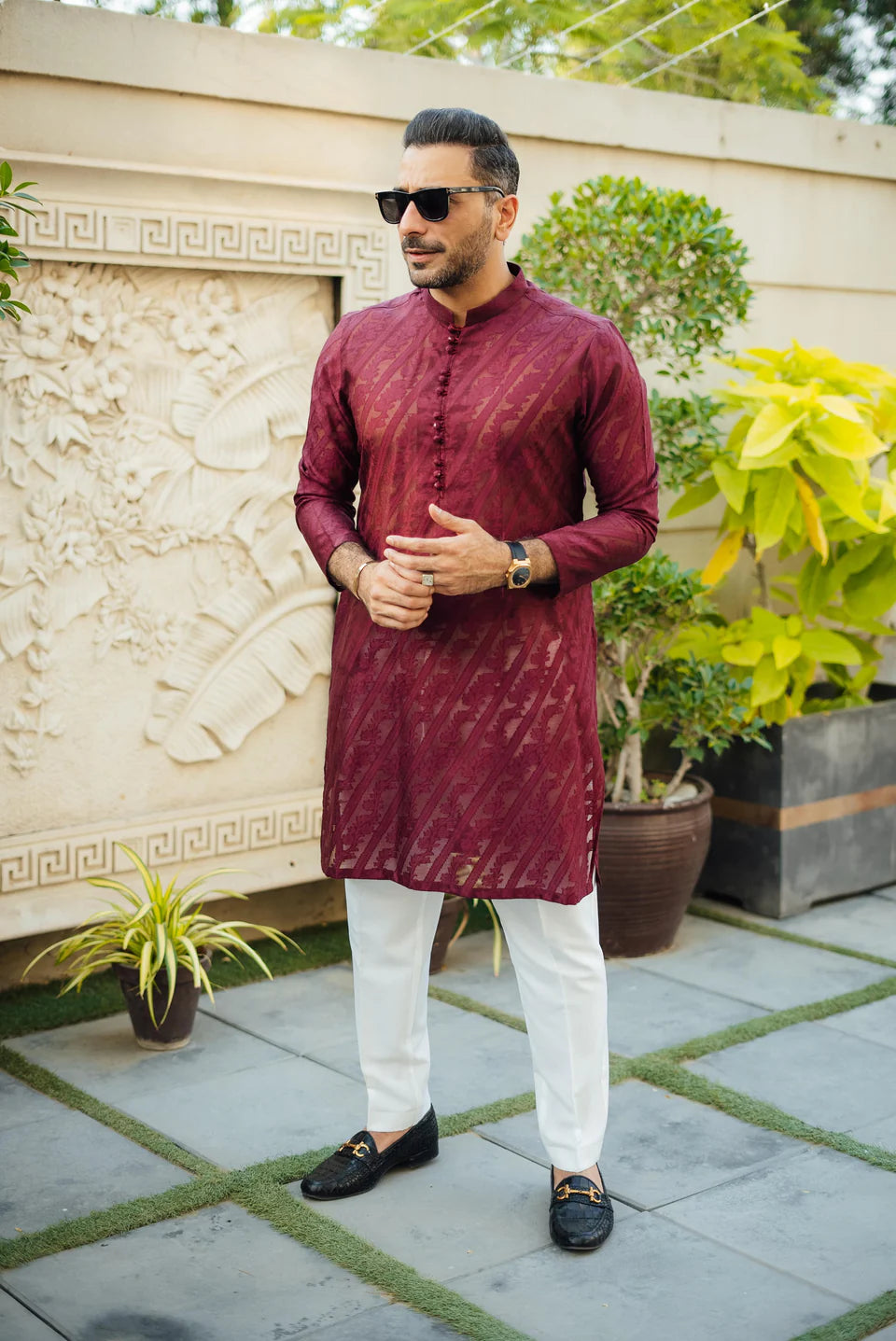 Humayun Alamgir Qamash Kurta Pyjama