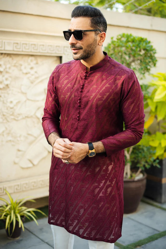 Humayun Alamgir Qamash Kurta Pyjama