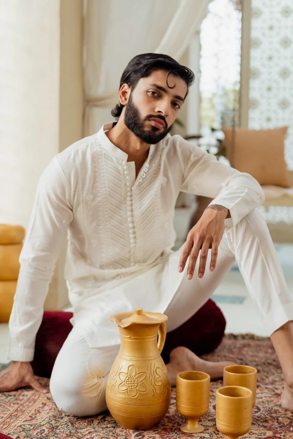 Humayun Alamgir Akshar Kurta Pyjama